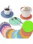 Wok Standı 1 17.5 X17.5CM 18/14CM Yuvarlak Silikon Masa Mat Ekstra Kalın Placemat Açık Kutular Petek Sıcak Ped Kahve Fincanı Altlığı Yaratıcı Mutfak Pot Tutucu (Yurt Dışından) 2