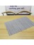 Gri Kafes 30X45 cm Pvc Placemat Mutfak Yemek Altlığı Masa Dekoratif Masa Mat Kaymaz Bulaşık Kase Mat Placemats Sıcak Ped Mutfak Aksesuarları (Yurt Dışından) 1