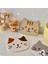 S2 Coaster 10X9 cm Japon Sevimli Fincan Altlığı Karikatür Kedi Silikon Bardak Isı Yalıtımı Kaymaz Masa Mat Kawaii Kupa Pedleri Mutfak Yemek Masası Paspaslar (Yurt Dışından) 4