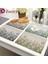 LE523 42X32CM Suluboya Çiçekli Çalılar Placemat Çiçek Botanik Bitkisel Keten Yemek Masası Paspaslar Coaster Pad Kase Kahve Fincanı Mat 42X32CM (Yurt Dışından) 4