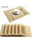 Sarı Altın 4 Adet 6/4 Adet Dikdörtgen Placemat Restoran Yıkanabilir Pvc Dayanıklı Yemek Masası Örgü Paspaslar Çerçeve Teslin Disk Kase Coaster Kaymaz Ped (Yurt Dışından) 2