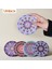 Set F 10 cm 2 Adet Yuvarlak Mandala Çiçekli Seramik Bardak Kaymaz Yalıtımlı Şişe Placemat Coaster Kahve Kupa Için Cam Bardak (Yurt Dışından) 4