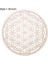 Stil 1-30.5 cm Günlük Renk Çakra Desen Yuvarlak Kenar Daireler Oyma Ahşap Stand Coaster Yaşam Çiçeği Yeniden Yükle Taş Mutfak Sıcak Ped Mat Dekor (Yurt Dışından) 1
