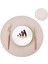 Y Krem Haki Servis Altlığı ve Bardak Altlığı Inyahome Masa Için Pu Servis Altlıkları Su Geçirmez Kaymaz Yalıtım Deri Yer Paspasları Seti Iskandinav Tarzı Noel Coaster Fincan Mat (Yurt Dışından) 1