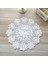 BEYAZ-30CM Yuvarlak M Yuvarlak El Tığ Işi Bardak Altlığı Peçete Vintage Pamuk Tığ Masa Yer Mat Düğün Peçeteler Kumaş Dantel Placemats Dekoratif Mantel Mesa (Yurt Dışından) 1