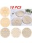 10 Adet 10CM 10 Adet Çakra Hayat Çiçeği Doğal Sembol Ahşap Yuvarlak Kenar Daire Oyma Coaster Taş Kristal Seti Dıy Dekor Paspaslar Pedleri (Yurt Dışından) 2