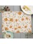 LE211 Bohem Çiçek Desen Placemat Mutfak Dekoru Pamuk Keten Boho Yemek Masası Paspaslar Coaster Pad Kase Kahve Fincanı Mat 42X32 cm (Yurt Dışından) 1