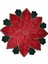Kırmızı 1 Yuvarlak 35 cm Popüler Yuvarlak Kırmızı Nakış Masa Yer Mat Ped Bez Bardak Bardak Altlığı Peçete Kahve Çay Altlığı Noel Poinsettia Çiçek Placemat Mutfak (Yurt Dışından) 5