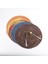 2CD-51009-007 30 cm Yuvarlak Pamuk Dokuma Iskandinav Kaymaz Mutfak Aksesuarları Placemat Coaster Yalıtım Pedi Kahve Fincanı Masa Mat Peçete Ev 51009 (Yurt Dışından) 3