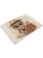 ML0007-17 1 Adet Kawaii Baykuş Desen Mutfak Placemat Pamuk Keten Yemek Masası Paspaslar Coaster Pad Kase Fincan Mat 42*32 cm Ev Dekor ML0007 (Yurt Dışından) 1