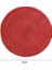 RED36CM 6 Adet 2/4/6 Adet Dokuma Yuvarlak Placemat Masa Mat Pad Isıya Dayanıklı Kaseler Kahve Fincanları Coaster Sofra Mat Ev Dekorasyon Mutfak Aracı (Yurt Dışından) 1