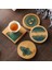 03 Yuvarlak Bardak Altlığı Epoksi Reçine Şeffaf Bambu Yalıtım Peyzaj Desen Coaster Çay Bardağı Tutucu Mat Mutfak Için (Yurt Dışından) 3