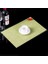 Yeşil 30X45CM Için Bardak Altlıkları Masa Servis Altlığı Dikdörtgen Pvc Güveç Tutucusu Için Dekoratif Servis Altlıkları Ped Deli Kurutma Paspasları Bireysel Bardak Altlığı (Yurt Dışından) 1
