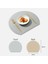 2CD-51026-009 Iskandinav Tarzı Kaymaz Mutfak Placemat Masa Mat Modern Ev Dekor Çift Taraflı Pu Deri Katı Ped Bulaşık Kahve Fincanı Kupa Altlığı (Yurt Dışından) 1
