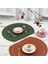 2CD-51026-009 Iskandinav Tarzı Kaymaz Mutfak Placemat Masa Mat Modern Ev Dekor Çift Taraflı Pu Deri Katı Ped Bulaşık Kahve Fincanı Kupa Altlığı (Yurt Dışından) 2