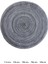 Siyah Bir 36 cm 1 Adet Masa Placemats Yuvarlak Rami Yalıtım Pedi Keten Kaymaz Masa Paspasları Coaster Yemek Masası Mat Ev Dekorasyon Pedi (Yurt Dışından) 1