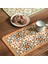 E 45X30 cm Retro Avrupa Deri Servis Altlığı Hafif Lüks Batı Yemek Matı Su Geçirmez ve Yağ Geçirmez Masa Mat Placemats Masa Için (Yurt Dışından) 1
