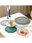 Koyu Mavi 23CM Silikon Çiçek Servis Altlığı Sofra Yağa Dayanıklı Isı Yalıtımı Kaymaz Tablemat Coaster Mutfak Yıkanabilir Fincan Takımı Masa Mat (Yurt Dışından) 2
