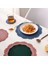 Koyu Mavi 23CM Silikon Çiçek Servis Altlığı Sofra Yağa Dayanıklı Isı Yalıtımı Kaymaz Tablemat Coaster Mutfak Yıkanabilir Fincan Takımı Masa Mat (Yurt Dışından) 3