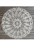 Beyaz 3 Yuvarlak 25 cm Yenı Yuvarlak Dantel Ay Çiçeği Nakış Placemat Bardak Altlığı Mutfak Düğün Noel Masa Yer Mat Bez Ped Yeni Yıl Bardak Altlığı Peçete (Yurt Dışından) 1