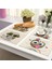 ML0007-5 1 Adet Kawaii Baykuş Desen Mutfak Placemat Pamuk Keten Yemek Masası Paspaslar Coaster Pad Kase Fincan Mat 42*32 cm Ev Dekor ML0007 (Yurt Dışından) 5