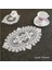 Beyaz 2 Oval 20X31 cm Yenı Dantel Oval Nakış Çiçek Masa Yer Mat Noel Ped Kumaş Placemat Fincan Kahve Çay Tabağı Coaster Yemek Bardak Altlığı Peçete Mutfak (Yurt Dışından) 2