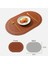 2CD-51031-004 Iskandinav Tarzı Kaymaz Mutfak Placemat Masa Mat Modern Ev Dekor Çift Taraflı Pu Deri Katı Ped Bulaşık Kahve Fincanı Kupa Altlığı (Yurt Dışından) 1