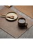 03- 40.2X30CM Hafif Lüks Katı Deri Placemat Kahve Kahverengi Pvc Masa Mat Su Geçirmez Yağa Dayanıklı Isı Yalıtımlı Plaka Kase Pedi Masa Dekor (Yurt Dışından) 5