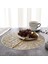 Ginkgo Biloba A Çapı 38CM 4 Adet 6/4pcs Yuvarlak Placemats Restoran Içi Boş Pvc Dekorasyon Yemek Mat Anti-Sıcak Yemek Masası Hattı Mat Biftek Plaka Pedi (Yurt Dışından) 5