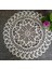 Beyaz 1 Yuvarlak 25 cm Yenı Yuvarlak Dantel Ayçiçeği Nakış Placemat Bardak Altlığı Mutfak Düğün Noel Masa Yer Mat Bez Ped Yeni Yıl Bardak Altlığı Peçete (Yurt Dışından) 1