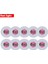 Kırmızı Işık 3 Adet 3//6/10 Adet LED Coaster Light Up Bardak Altlıkları Çıkartmalar Likör Şişesi Içecek Aydınlık Fincan Mat Club Bar Parti Araba Düğün Vazo Dekor (Yurt Dışından) 1