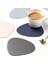 Süt Çay Rengi 11X13 cm Deri Batı Servis Altlığı Sofra Pedi Yağ Suya Dayanıklı Isı Yalıtımı Kaymaz Tablemat Coaster Mutfak Için Yıkanabilir Bardak (Yurt Dışından) 5