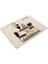 2CD-MA0125-2 Bkack Kedi Desen Pamuk Keten Ped Yemek Masası Paspaslar Coaster Kase Fincan Mat Desen Mutfak Placemat 42*32 cm Ev Dekor MA0125 (Yurt Dışından) 1