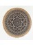 L Yuvarlak 38CM Boho Yuvarlak Servis Altlığı 15 Inç, Çiftlik Evi Dokuma Jüt Saçak Masa Paspasları Ponponlu Püskül Yer Mat Yemek Odası Için Ins Masa Dekorları (Yurt Dışından) 1