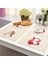 2CD-ZM0001-13 Çiçek Mektup Desen Pamuk Keten Ped Yemek Masası Paspaslar Coaster Kase Fincan Mat Desen Mutfak Placemat 42*32 cm Ev Dekor ZM0001 (Yurt Dışından) 4
