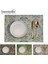 PM-151 46CMX33CM Retro Bitki Desenleri Masa Peçetesi Yalıtım Placemat Pamuk Keten Ped Masa Mat Mutfak Aksesuarları Dekorasyon Ev Ped Coaster (Yurt Dışından) 2