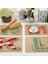 P 1 Adet Mektup Desen Mutfak Placemat Yemek Masası Paspaslar Çay Altlığı Pamuk Keten Pedleri Kase Fincan Paspaslar 42*32 cm Ev Dekor MC0029 (Yurt Dışından) 4