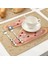 P 1 Adet Mektup Desen Mutfak Placemat Yemek Masası Paspaslar Çay Altlığı Pamuk Keten Pedleri Kase Fincan Paspaslar 42*32 cm Ev Dekor MC0029 (Yurt Dışından) 5