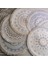 E7 Yuvarlak 16 cm Gerring Bohemian Romantik Placemats Masa Iskandinav Dokuma Yemek Masası Mat Pamuk Ped Coaster Parti Düğün Masa Süsü (Yurt Dışından) 5