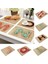 LE1171 Dikdörtgen 32X42 cm 1 Adet Donut Yemek Mektup Desen Mutfak Placemat Yemek Masası Paspaslar Çay Altlığı Pamuk Keten Pedleri Kase Fincan Mat 42*32 cm Ev Dekor (Yurt Dışından) 2