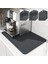 Kauçuk Paspaslar Gri L 40 x 50CM Ev Saklama Paspasları Mutfak Emici Ped Kuru Drenaj Mat Lavabo Lavabo Kahve Makinesi Pedleri Masa Servis Altlığı Musluk Anti Sıçrama (Yurt Dışından) 3