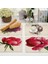 H 1 Adet Çiçek Desen Placemat Yemek Masası Mat Içecek Coaster Pamuk Keten Pedleri Kase Fincan Paspaslar 42*32 cm Mutfak Aksesuarları MP0023 (Yurt Dışından) 4