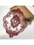 Stil Dört Pembe Bir Boyut Yemek Masası Nakış Zanaat Placemat Avrupa Tarzı Dantel Kumaş Yalıtım Plakası Mat Anti-Haşlanma Coaster Masaüstü Dekorasyon (Yurt Dışından) 3