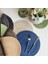 Gri B 18 cm 1 Adet Masa Placemats Yuvarlak Rami Yalıtım Pedi Keten Kaymaz Masa Paspasları Coaster Yemek Masası Mat Ev Dekorasyon Pedi (Yurt Dışından) 4