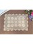 Design1 Bej 6 Adet Vintage Tığ Işi Danteller Oval Masa Mat Shabby Chic Tığ Placemet El Yapımı Düğün Olay Dekor 30X45 cm (Yurt Dışından) 3