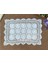 Design1 Bej 6 Adet Vintage Tığ Işi Danteller Oval Masa Mat Shabby Chic Tığ Placemet El Yapımı Düğün Olay Dekor 30X45 cm (Yurt Dışından) 5