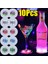 Beyaz Işık 10 Adet LED Coaster Çıkartmalar Içecek Bardağı Bardak Pedleri Lamba Şarap Likör Şişeleri Coaster Noel Düğün Parti Dekor Mat Yanıp Sönen Işıklar (Yurt Dışından) 3