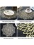 B Altın 1 Adet 10 cm 4/6/8 Adet Pvc Placemat Yemek Masası Için Içi Boş Ped Coaster Pedleri Masa Kase Paspaslar (Yurt Dışından) 2