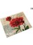 09 42X32 cm Shabby Chic Placemat Pirinç Kağıdı Oymacılık Stamperia Keten Masa Dekor Vintage Çiçek Coaster Pad Kase Kahve Fincanı Mat 42X32 cm (Yurt Dışından) 1