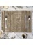 Stil 5 Plaka Mat Yer Paspasları Taklit Ahşap Tahıl Placemat Keten Ped 40*30 cm Yemek Masası Mat Kaymaz Placemats Kase Coaster (Yurt Dışından) 5